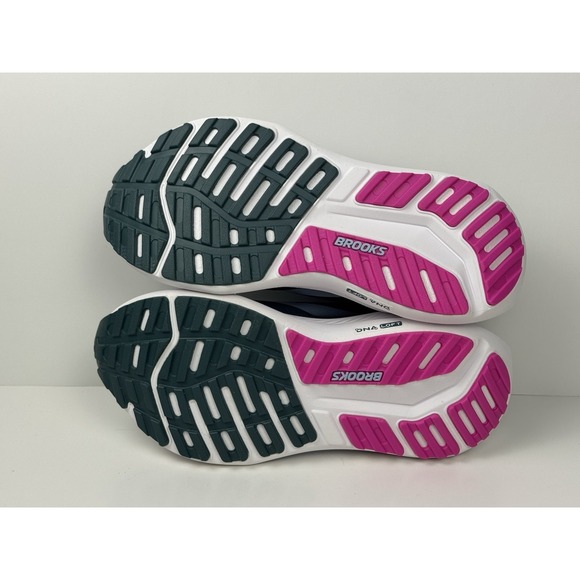 Brooks Anthem 8 Running Shoes Women's Size 7 Atlantic Deep/Skyway/Pink 120461 - Picture 4 of 5